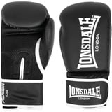 Lonsdale Boxhandschuhe aus Kunstleder ASHDON Schwarz, 08 oz