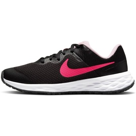 Nike Jungen Nike Revolution 6 Sneaker, Black Hyper Pink Pink Foam, 36.5 EU