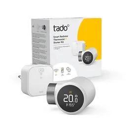 tado° TADO Smartes Heizkörperthermostat X + Bridge Kit, Weiß
