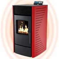 Nemaxx P9 Pelletofen 11 kW WiFi-Ready rot