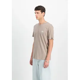 Alpha Industries BASIC T SMALL LOGO beige S