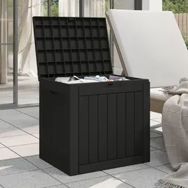 furnicato Gartenbox 55,5 x 43 x 53 cm 1-tlg. Schwarz