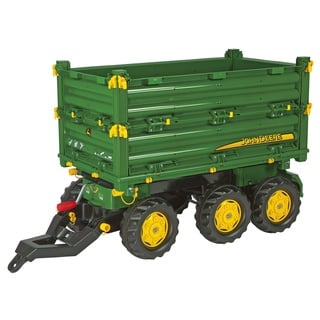 Rolly Toys rollyMultitrailer John Deere Dreiachskipper Traktoranhänger grün (125043)