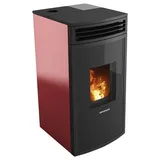 Oranier | Pelletofen | Neta | 8 kW | Anschluss oben | Bordeauxrot | 798137