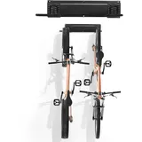 Vevor Fahrradständer, 2 Fahrradständer, Wandhalterung für Fahrradaufbewahrung, Organizer für Zuhause und die Garage, anpassbar für verschiedene Fahrradgrößen, verstellbarer Halter zur Platzersparnis,