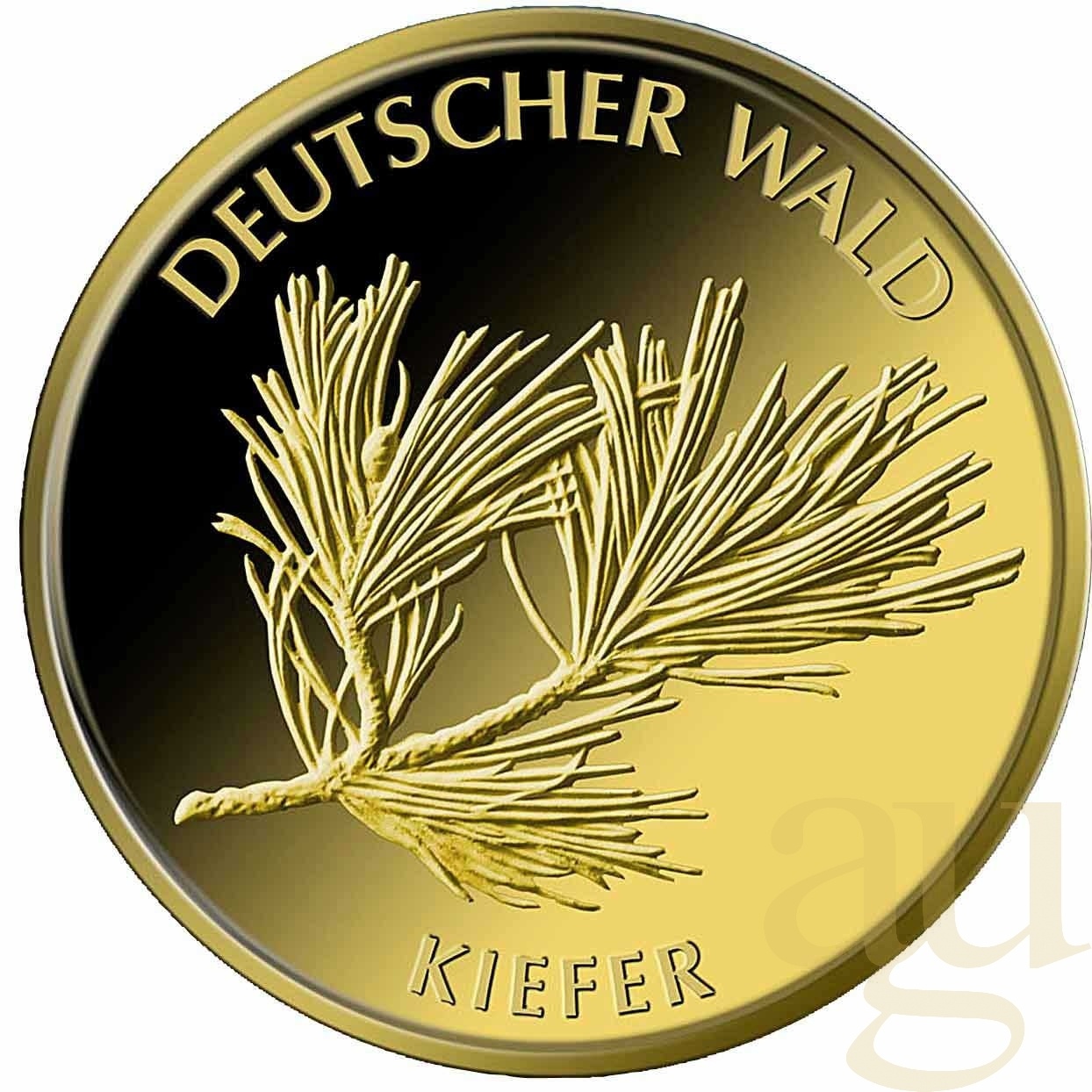 20 Euro Goldmünze Deutscher Wald - Kiefer 2013 (J)