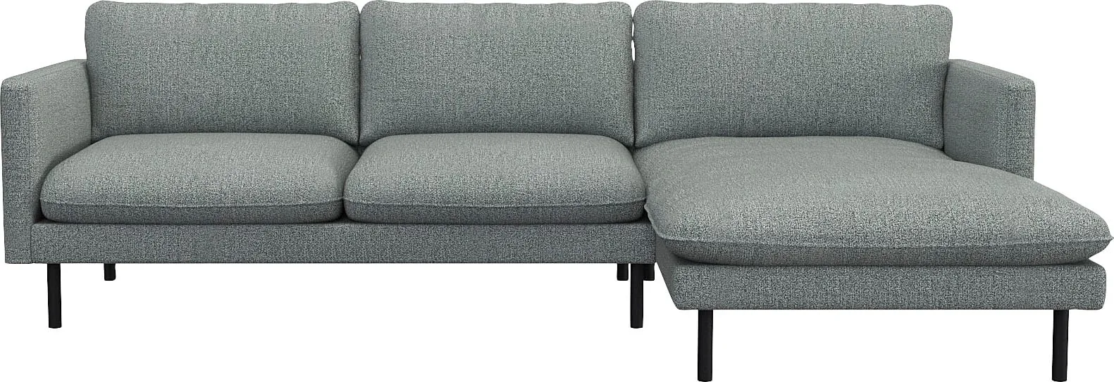 FLEXLUX Ecksofa »Bolzano«, Sitzaufbau mit Kaltschaum & Stahl-Wellen, loose Sitz -& Rückenkissen FLEXLUX Sky Blue