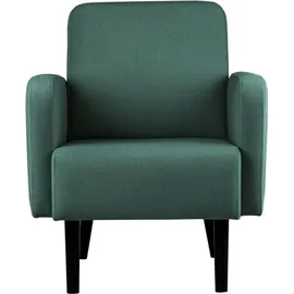 Paperflow meet powered by PAPERFLOW Sessel LISBOA grün schwarz Stoff, 1 St.