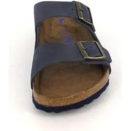 Birkenstock Arizona Weichbettung Birko-Flor schmal blau 43