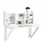 SoBuy Wandklapptisch 90 x 78 x 60 cm Weiß