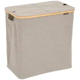 5five simply smart Wäschekorb "tidy box" 80l faltbar doppelt grau