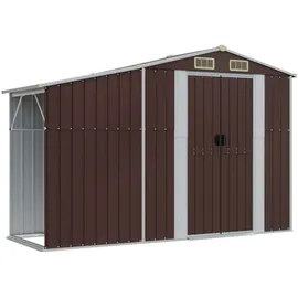 vidaXL Gerätehaus 1,10 x 0,93 m Braun