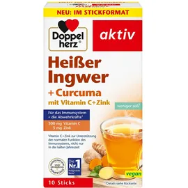 Doppelherz Aktiv Heißer Ingwer + Curcuma Granulat 10 St.