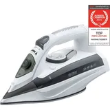 First Austria TZS First Austria Dampfbügeleisen Bügeleisen 3100W, Keramiksohle, Selbstreinigung, Vertikaldampf, Anti-Kalk, Trockenbügeln,450ml Wassertank 1.... | Grau