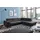 Cotta Ecksofa "Komaris L-Form, B: 249 cm", grau (lava), B:249cm H:72cm T:100cm, Microfaser PRIMABELLE (100% Polyester);Kunstleder SOFTLUX;Feinstruktur (100% Polyester);Kunstleder SOFTLUX/Struktur (100% Polyester);NaturLEDER, Sofas, Ecksofa, mit