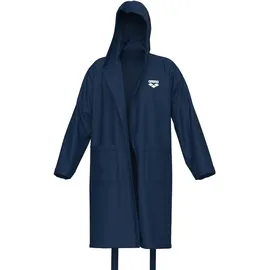 Arena Unisex Compact Microfiber Robe Mantel, blau - Navy-white - M