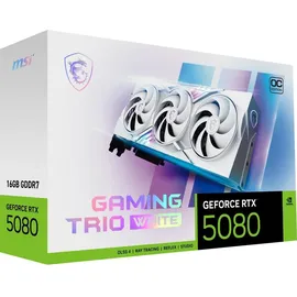 MSI GeForce RTX 5080 16G Trio OC White V531-045R