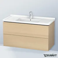 Duravit L-Cube Waschtischunterschrank, 2 Auszüge, LC626607171,