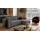 marpur Eckcouch Cordstoff 2-Sitzer Grau