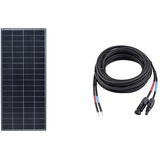 enjoy solar PERC Mono 200W 12V Solarpanel Solarmodul Photovoltaikmodul, Monokristalline Solarzelle PERC Technologie& 4mm2 Profi-Verbindungskabel Solarmodul zu Solarladeregler Anschlusskabel 5m