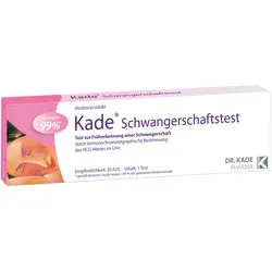 Kade Schwangerschaftstest