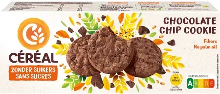 Cereal Chocolate Chip Cookie Zuckerfrei 130g