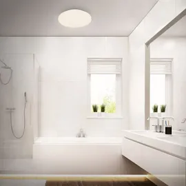 Briloner LED Deckenleuchte 12 Watt Ø28 cm spritzwassergeschützt weiß