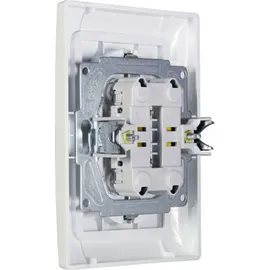 Günsan Doppelsteckdose Unterputz Weiß 2 St.