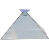 TOSSPER 2st 360 Virtual Reality Mini 3D Holographische Projektion Pyramide Saugnapf Für Smartphone Tablet