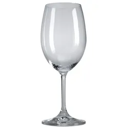 6er Set BOHEMIA Cristal Weißweinglas Viola 350 ml Kristall, Kristalloptik Transparent Klar