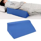Ejoyous Keilkissen für Bett und Couch Hochdichter Schwamm Körperseitenkeilkissen wasserdicht mit verstecktem Reißverschluss, Keilkissen für Schwangere Frauen, Bauchschläfer (50 * 25 * 15cm)