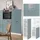 Vicco Küchenzeile R-Line 180 cm Blau-Grau/Weiß