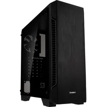 Zalman S3 TG Mid Tower Gehäuse mit Glaspanel (schwarz)