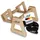 ArtSport Liegestützgriffe beige 20 cm x 39 cm x 20 cm
