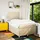 vidaXL Boxspringbett mit Matratze Creme 120x200 cm Stoff - Creme