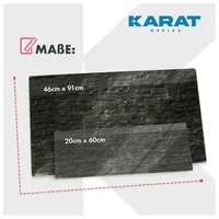 karat office Memoboard 46 x 91 cm Schwarz