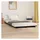 vidaXL Massivholzbett 100 x 200 cm Schwarz