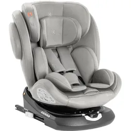 KIKKABOO Kindersitz i-Felix i-Size (40-150cm) Isofix Top Tether 360 Grad Drehung hellgrau