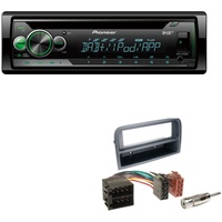 Pioneer DEH-S410DAB 1-DIN CD Digital Autoradio AUX-In USB DAB+ Spotify mit Einbauset für Fiat Croma 2005-2010