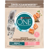 PURINA ONE Getreidefrei mit Lachs Katzenfutter 600g (6 Beutel; 3,6kg)