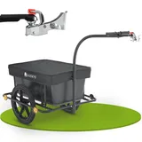Juskys Lastenanhänger 90 L schwarz