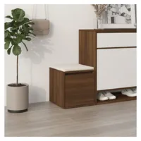 VidaXL Schubladenbox Braun Eichen-Optik 40,5x40x40 cm Holzwerkstoff