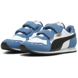 Puma Cabana Racer SL 20 V PS Sneaker, White Black-Blue Horizon-Maple Syrup, 31 EU