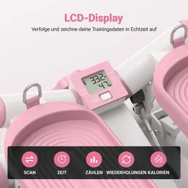 Merach Mini Stepper 2-in-1 Rosa