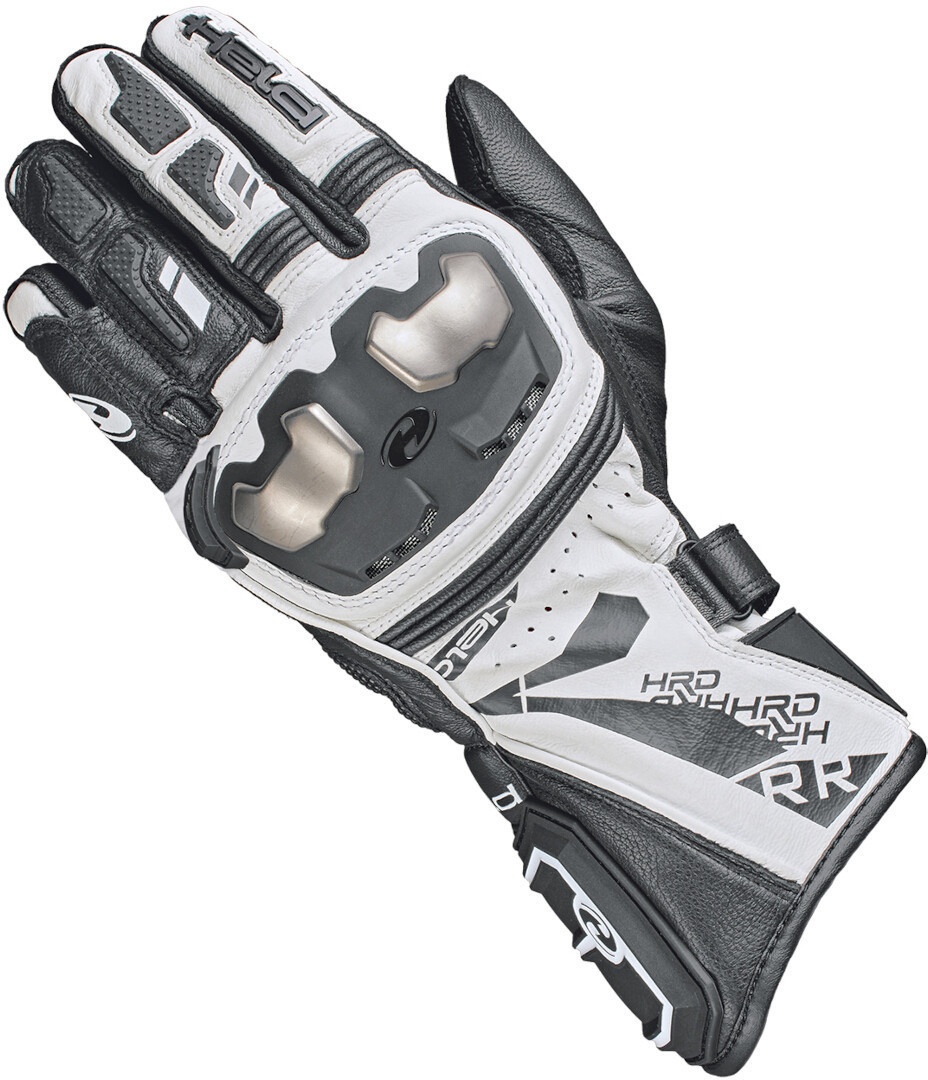 Held Akira RR Motorfiets handschoenen, zwart-wit, M