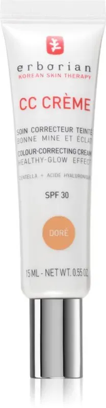 Erborian CC Crème Centella Asiatica CC Cream für ein einheitliches Hautbild SPF 30 Farbton Doré 15 ml