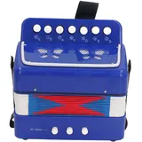 Knopfakkordeon, Pferd, 7 Tasten, Kinder-Akkordeon, Musikinstrumente für Kinder, Kinder, Anfänger, Leicht, 2 Bässe, Pädagogisches Musikinstrument für Kinder, Bühnenauftritt