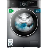 Waschmaschine 7Kg Bolero DressCode 7500 Inverter Steel a. 16 Programme, Baso-Verbrauch, Motor Inverter plus, SteamMax, Perlentrommel, Delay Start,