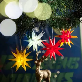 Sterntaler Sternenkette 18 Zacken Rot