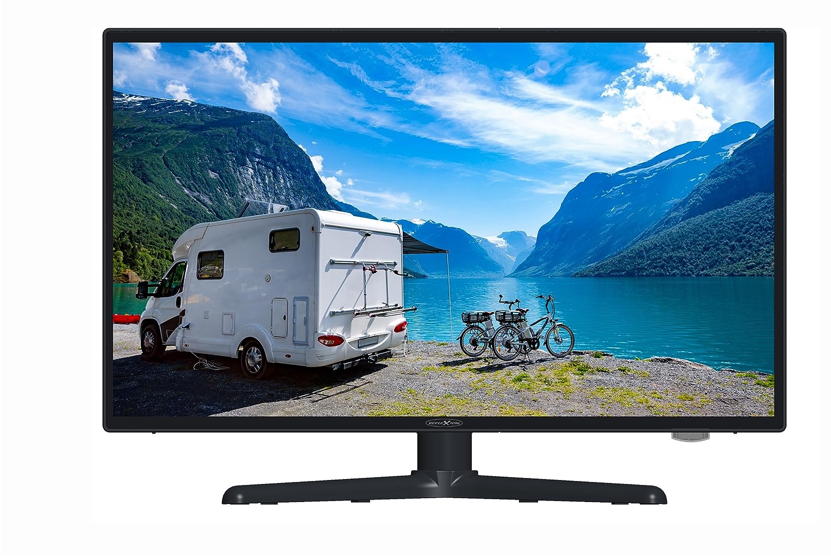 REFLEXION LEDW24i+ Smart LED-TV mit 60cm, DVB-T2 HD, DVB-C, DVB-S2, CI+Slot und Bluetooth